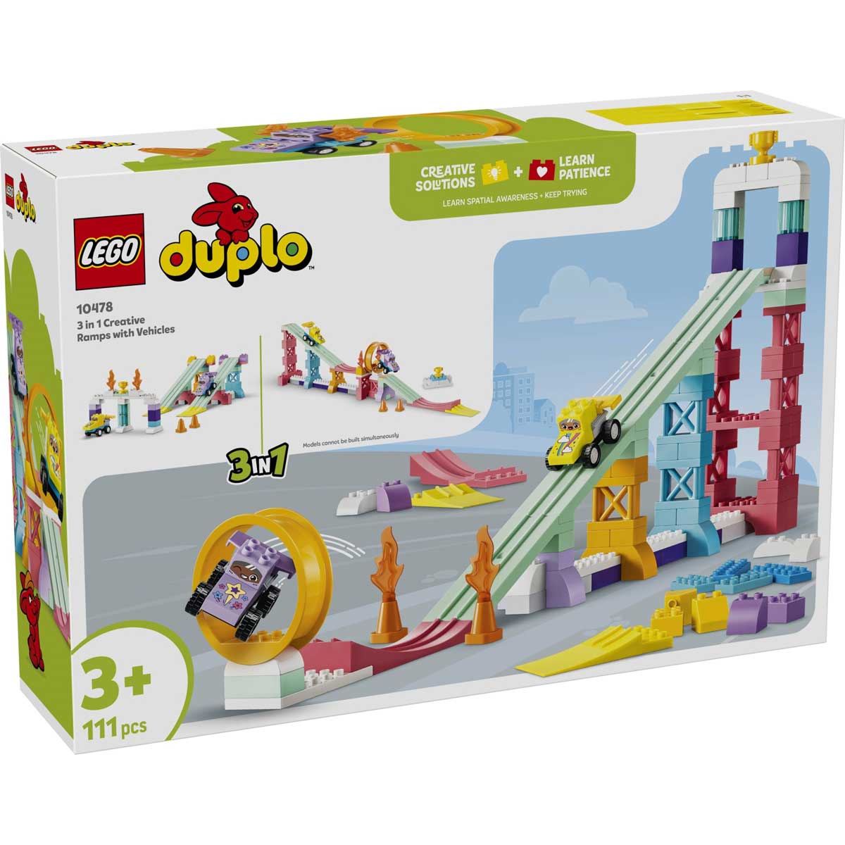 LEGO 10478 - LEGO DUPLO - 3 in 1 Creative Ramps with Vehicles