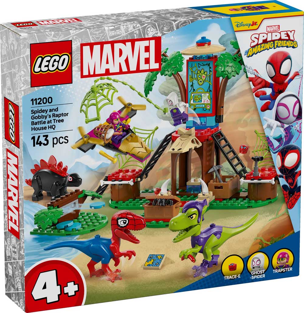 LEGO 11200 - LEGO MARVEL SUPER HEROES - Spidey and Gobby's Raptor Battle at Tree House HQ
