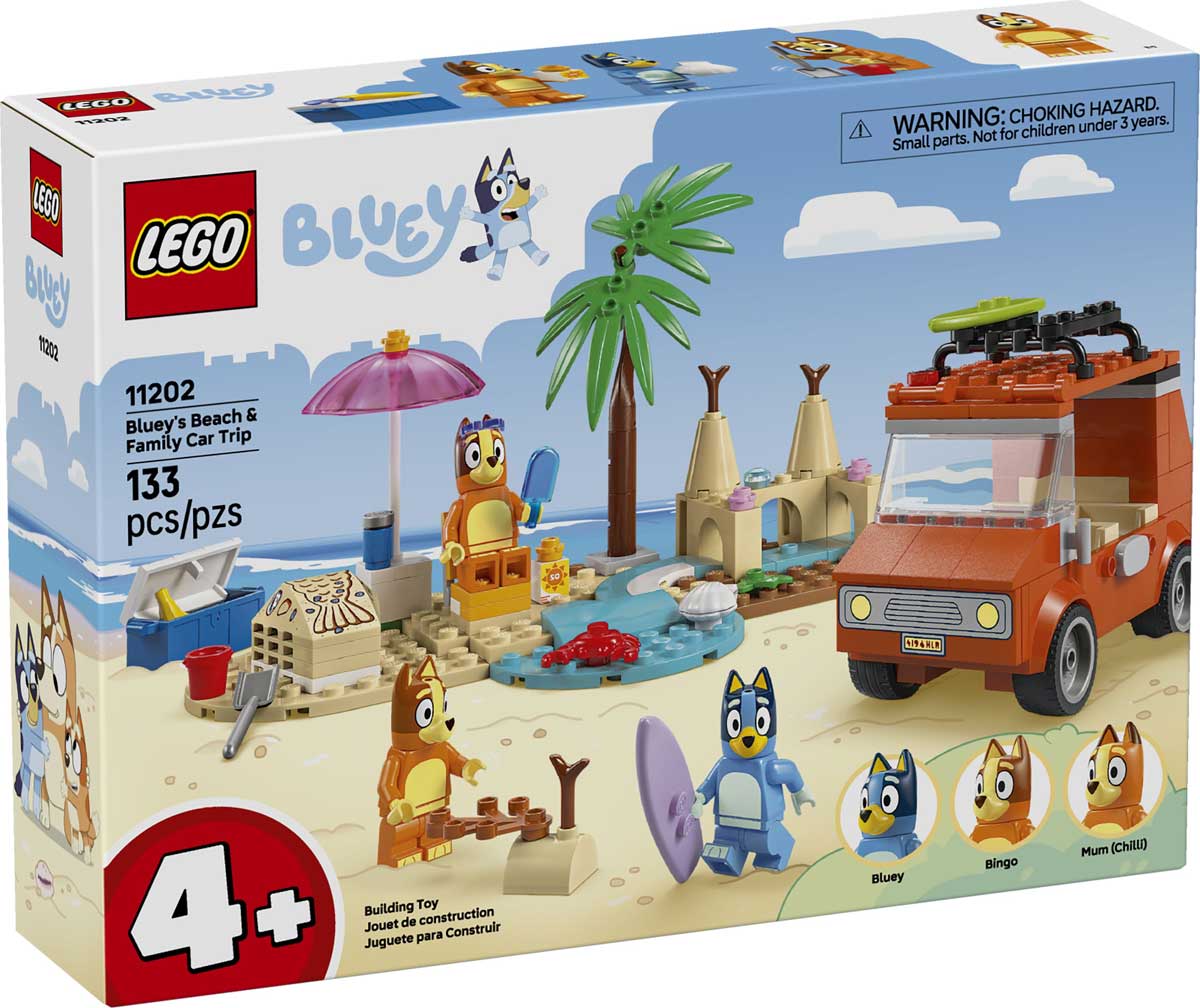 LEGO 11202 - LEGO BLUEY - Bluey's Beach & Family Car Trip