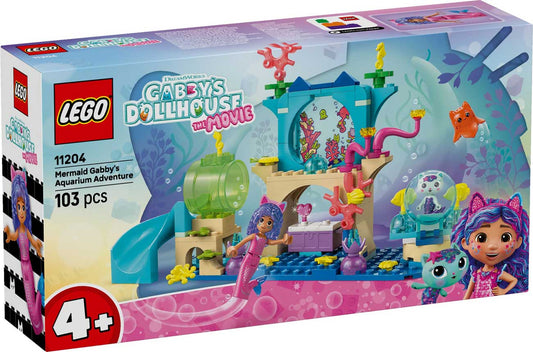 LEGO 11204 - LEGO GABBY'S DOLLHOUSE - Mermaid Gabby's Aquarium Adventure