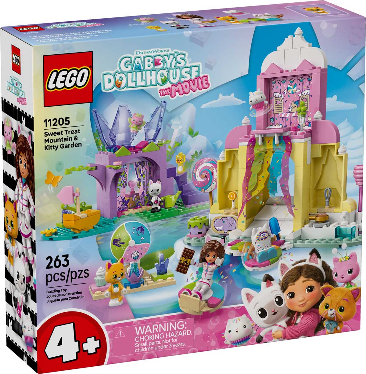 LEGO 11205 - LEGO GABBY'S DOLLHOUSE - Sweet Treat Mountain & Kitty Garden