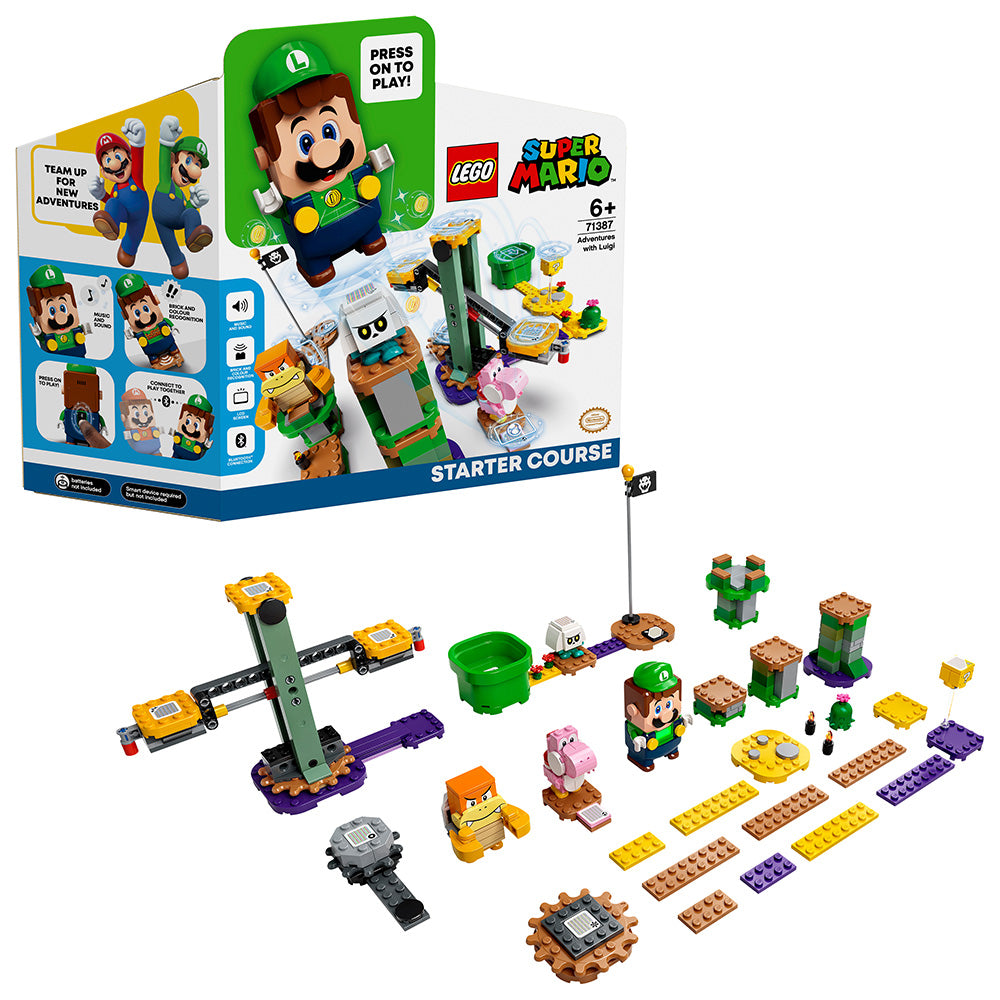 LEGO ® SUPER MARIO™ ΒΑΣΙΚΗ ΠΙΣΤΑ ΠΕΡΙΠΕΤΕΙΕΣ ΜΕ ΤΟΝ LUIGI