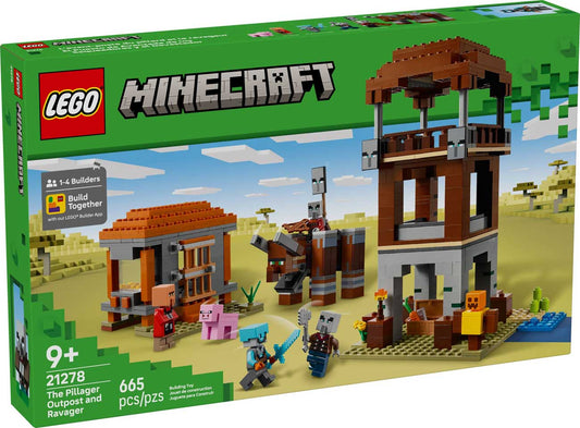 LEGO 21278 - LEGO MINECRAFT - The Pillager Outpost and Ravager
