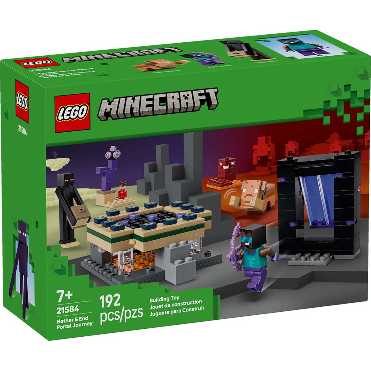 LEGO 21584 - LEGO MINECRAFT - Nether & End Portal Journey