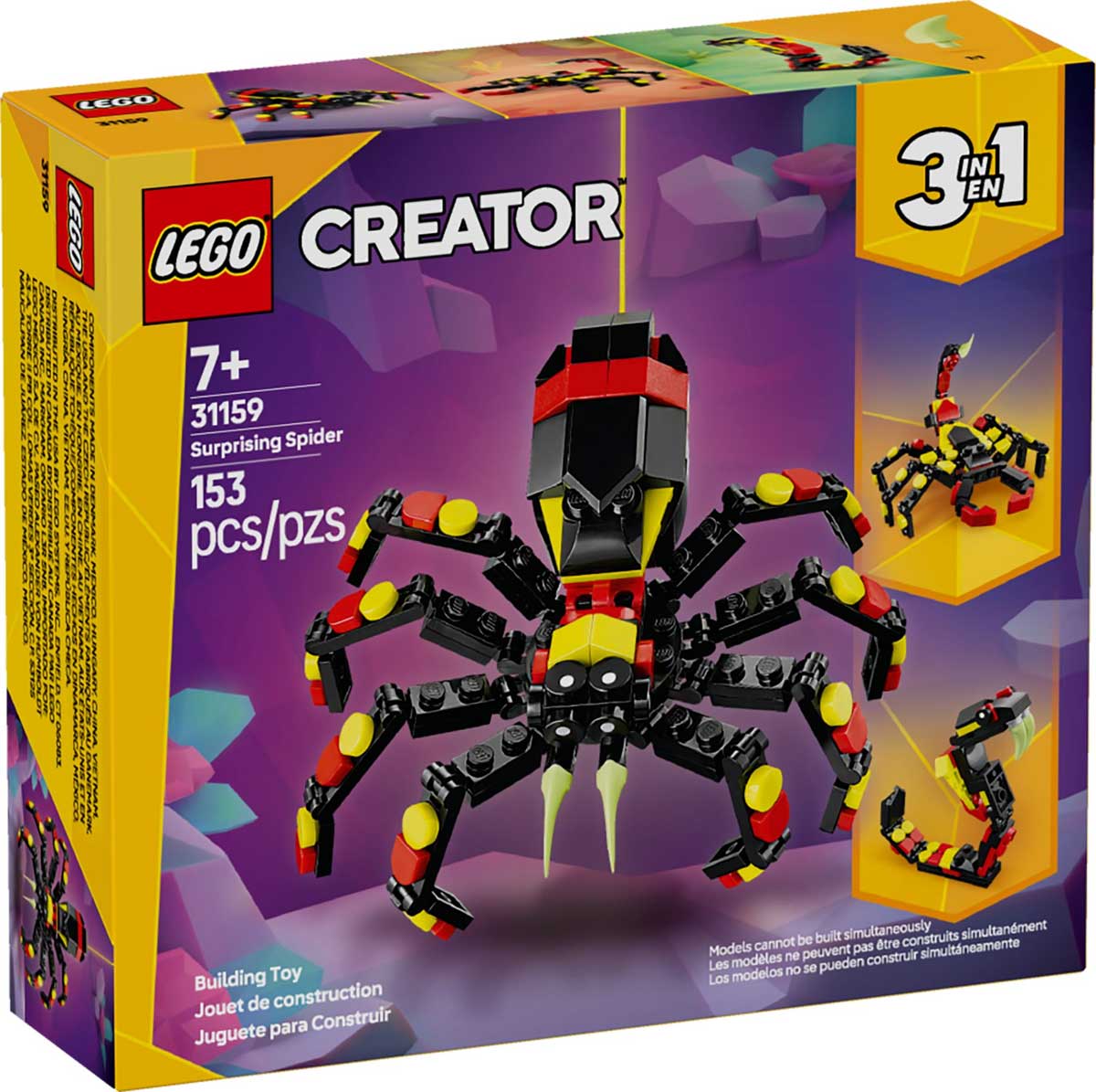 LEGO 31159 - LEGO CREATOR - Wild Animals: Surprising Spider
