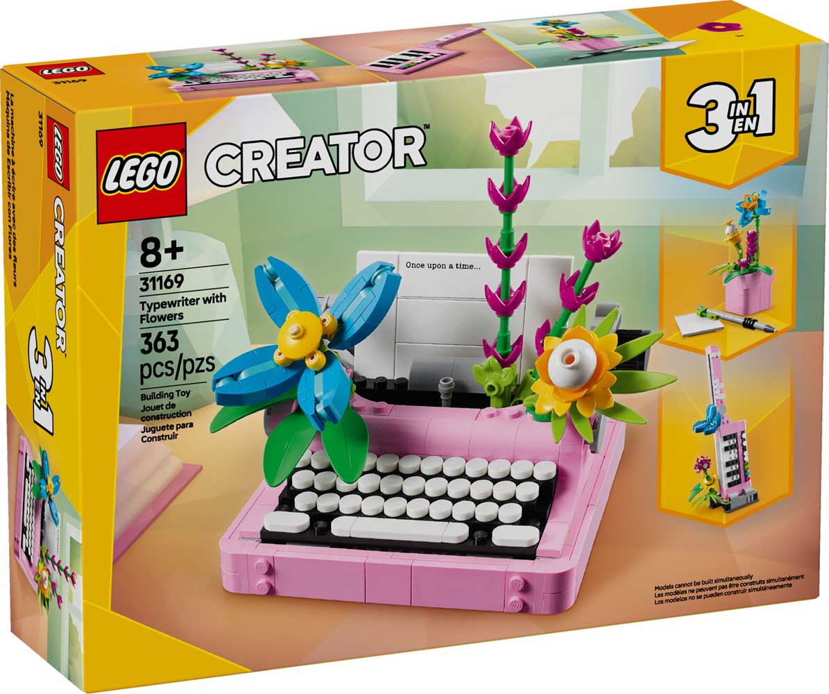 LEGO 31169 - LEGO CREATOR - Typewriter with Flowers
