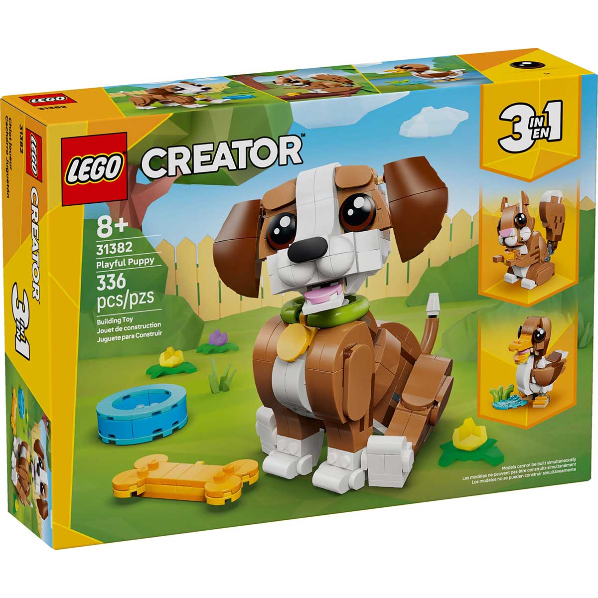 LEGO 31382 - LEGO CREATOR - Cute Animals: Playful Puppy Dog