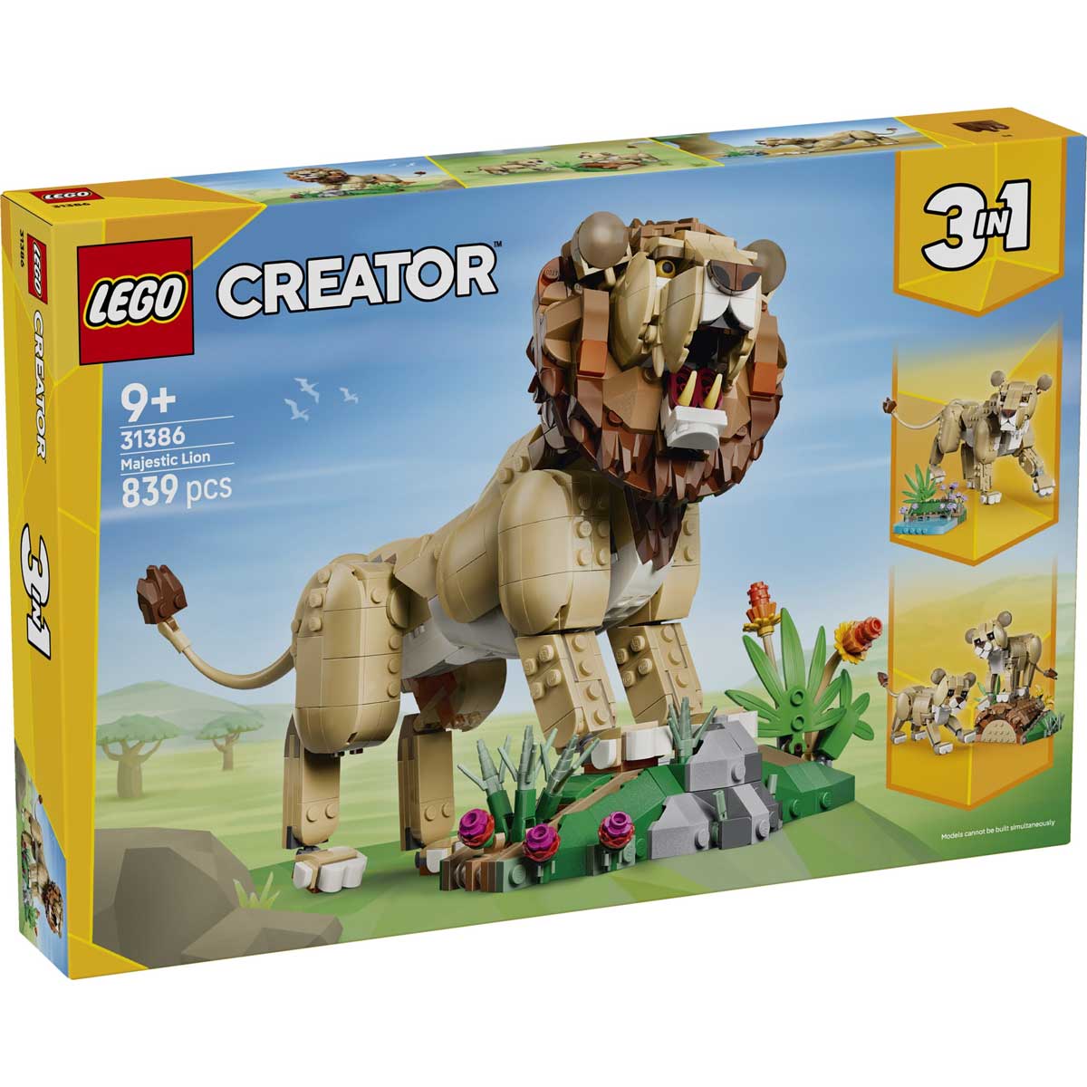 LEGO 31386 - LEGO CREATOR - Wild Animals: Majestic Lion