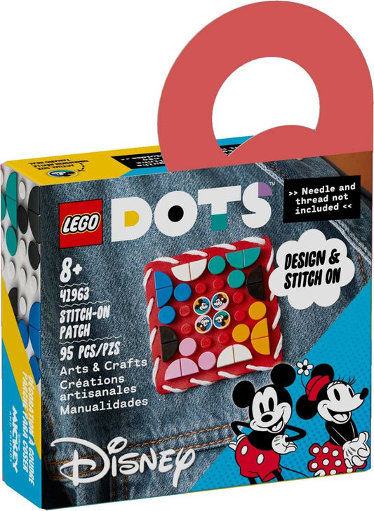 LEGO 41963 - LEGO DOTS - Mickey Mouse & Minnie Mouse Stitch on Patch