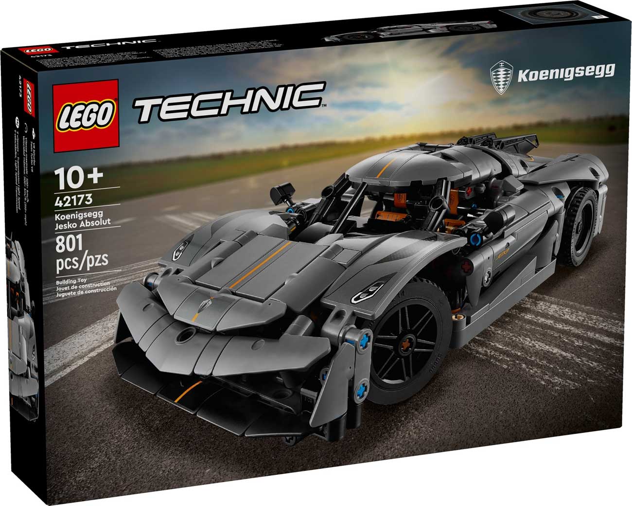 LEGO 42173 - LEGO TECHNIC - Koenigsegg Jesko Absolut Grey Hypercar