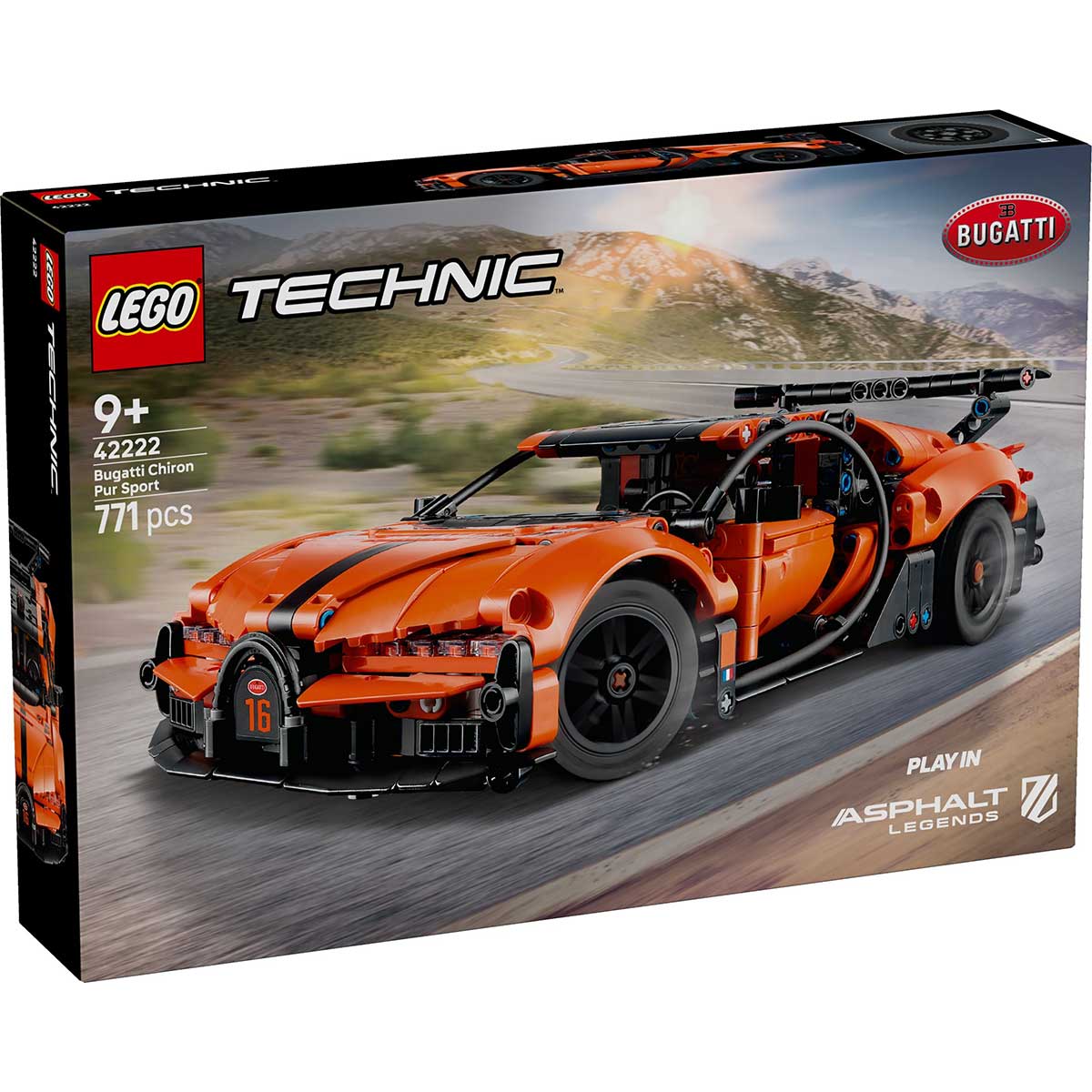 LEGO 42222 - LEGO TECHNIC - Bugatti Chiron Pur Sport Hypercar
