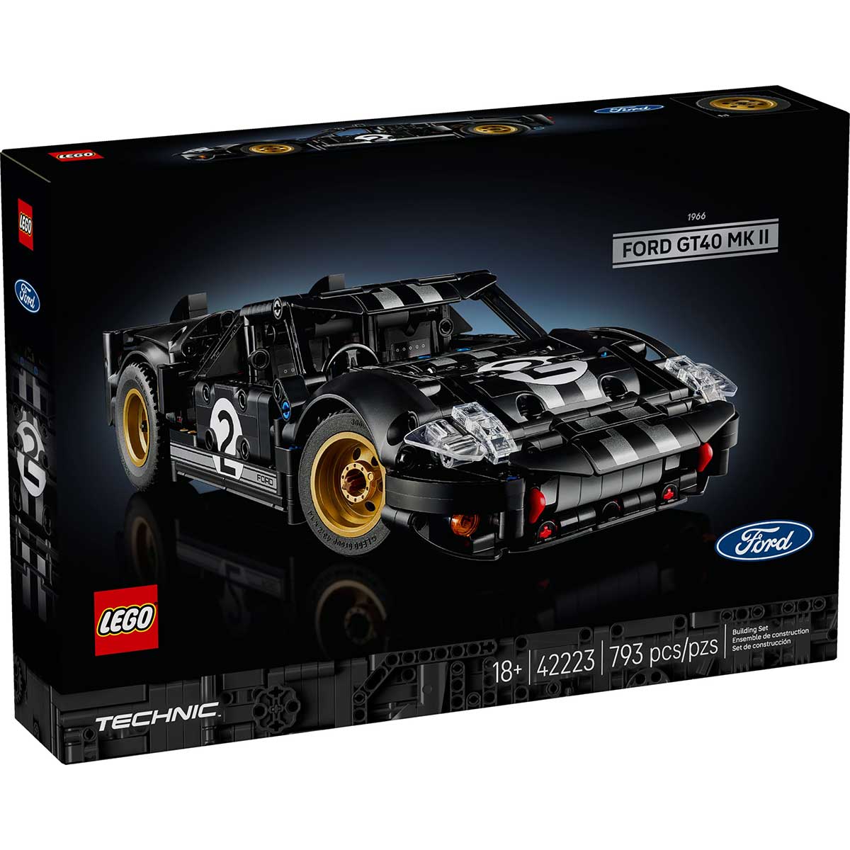 LEGO 42223 - LEGO TECHNIC - 1966 Ford GT40 MKII Race Car
