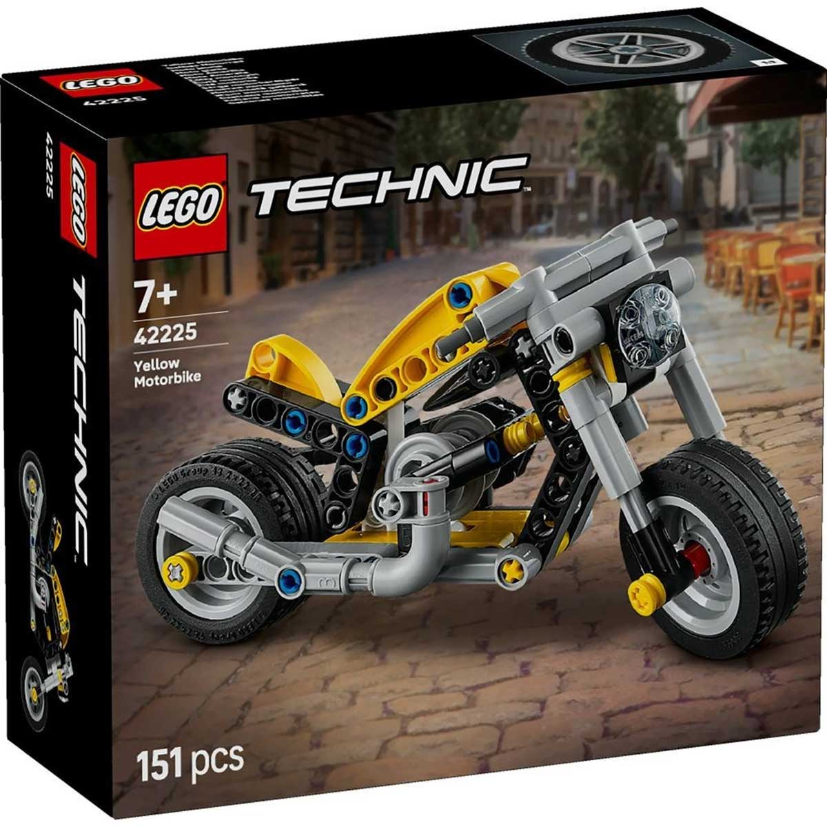 LEGO 42225 - LEGO TECHNIC - Yellow Motorcycle