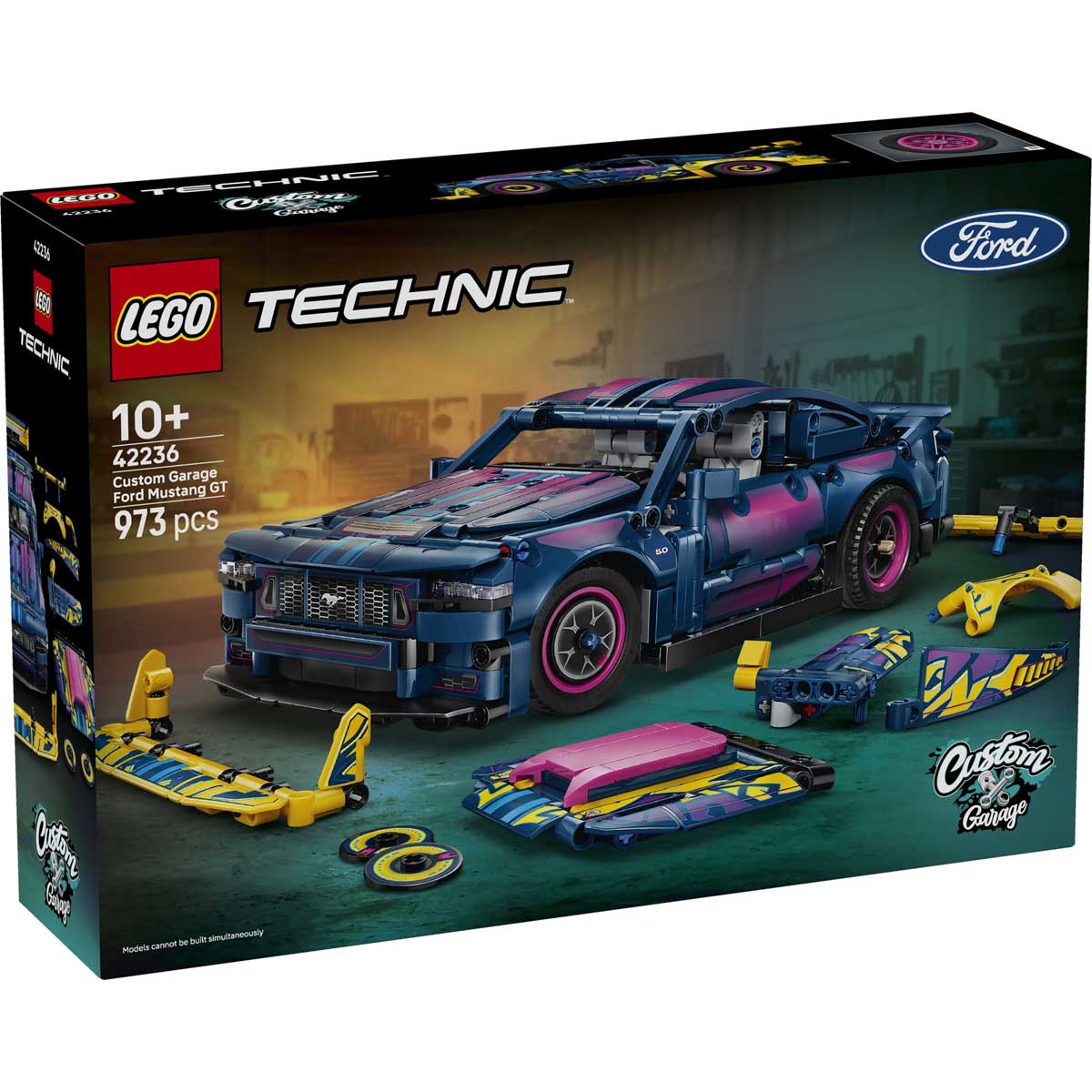 LEGO 42236 - LEGO TECHNIC - Custom Garage Ford Mustang GT Car