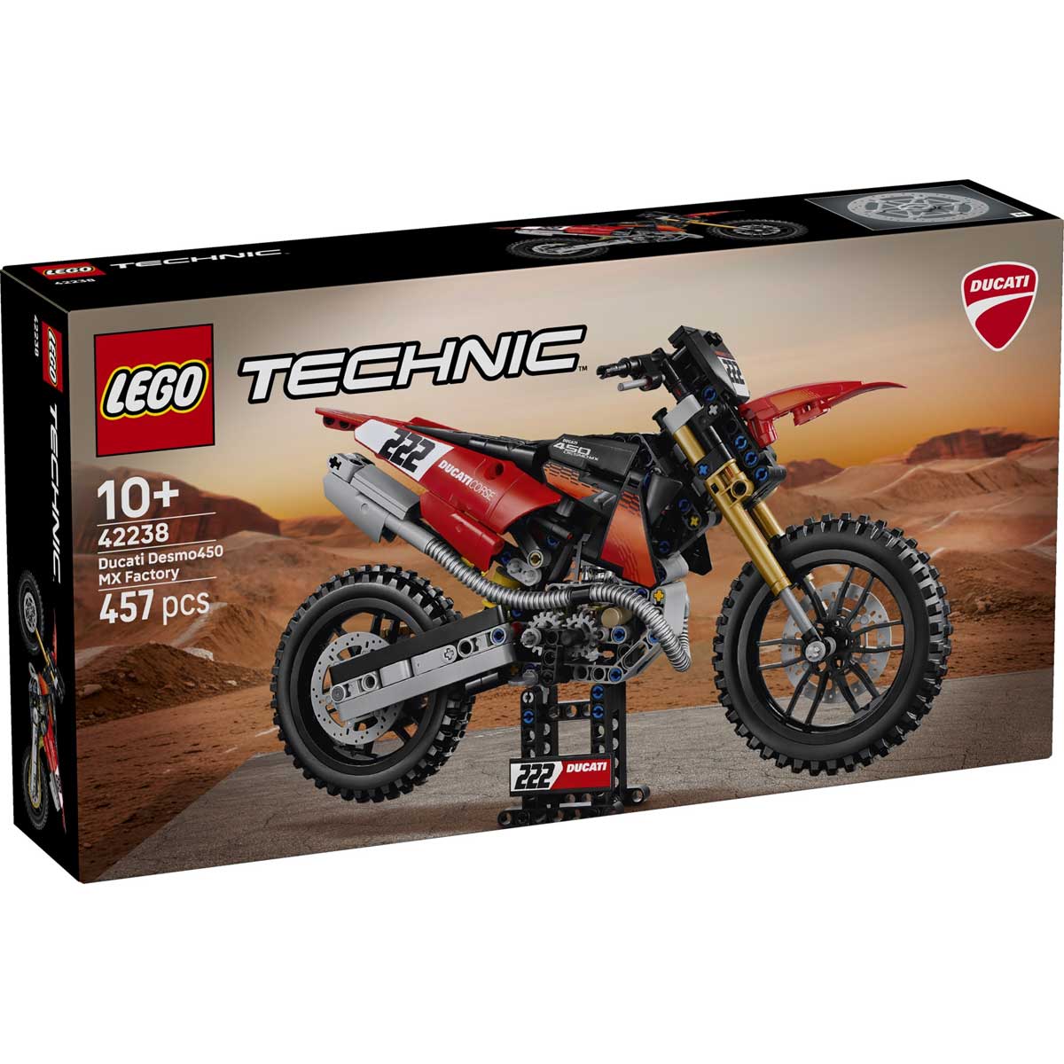 LEGO 42238 - LEGO TECHNIC - Ducati Desmo450 MX Factory Motorcycle