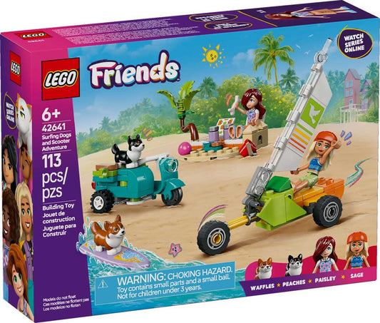 LEGO 42641 - LEGO FRIENDS - Surfing Dogs and Scooter Adventure