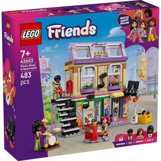 LEGO 42653 - LEGO FRIENDS - Music Store & Apartment