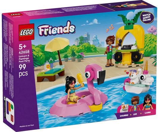 LEGO 42658 - LEGO FRIENDS - Unicorn & Flamingo Pool Party