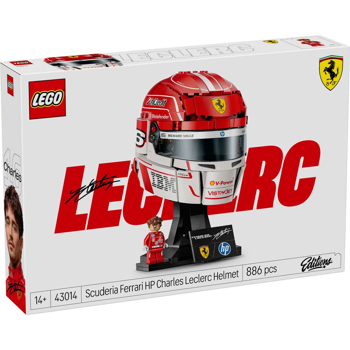 LEGO 43014 - LEGO EDITIONS - Scuderia Ferrari HP Charles Leclerc Helmet