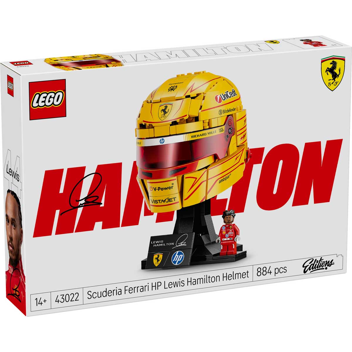 LEGO 43022 - LEGO EDITIONS - Scuderia Ferrari HP Lewis Hamilton Helmet