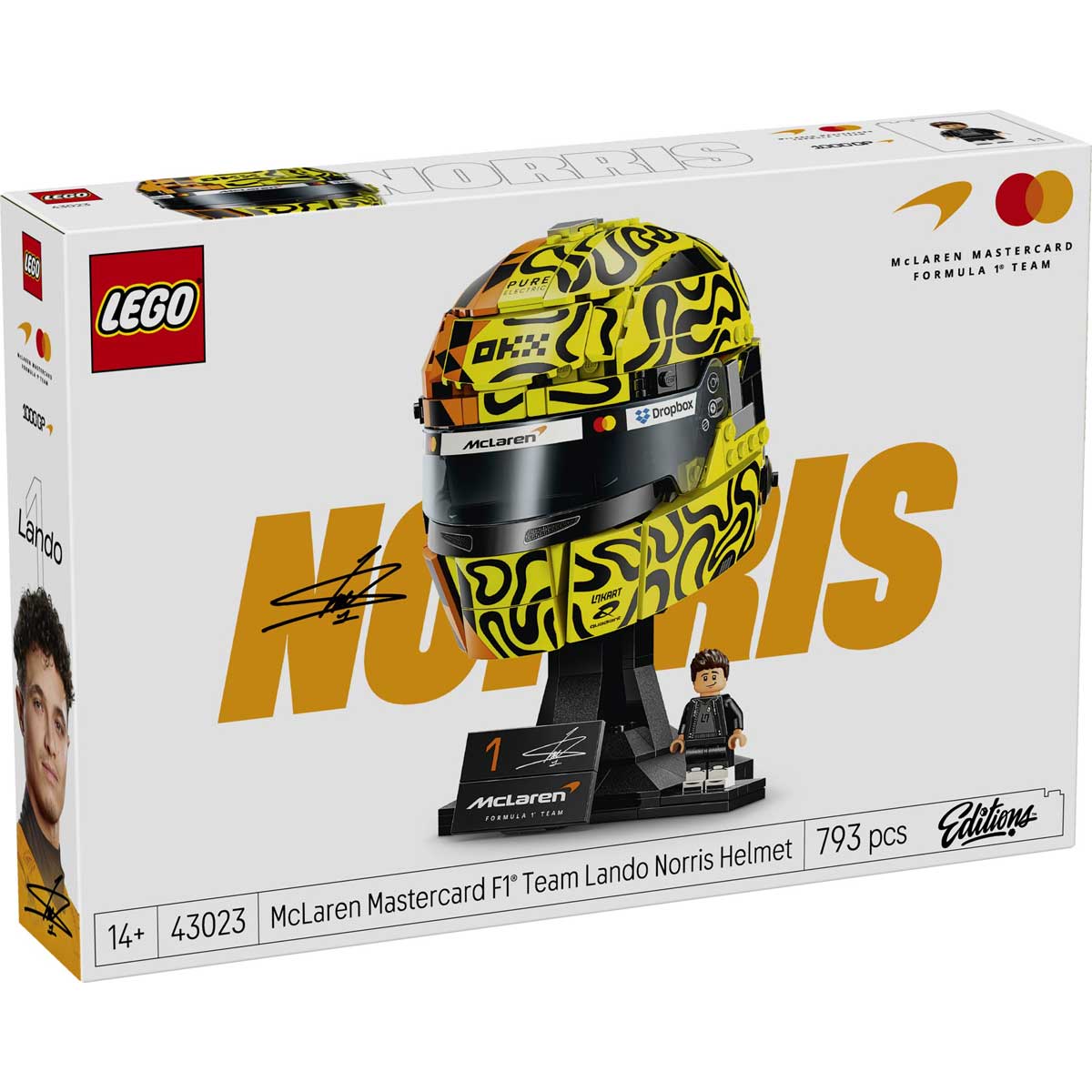 LEGO 43023 - LEGO EDITIONS - McLaren Mastercard F1® Team Lando Norris Helmet