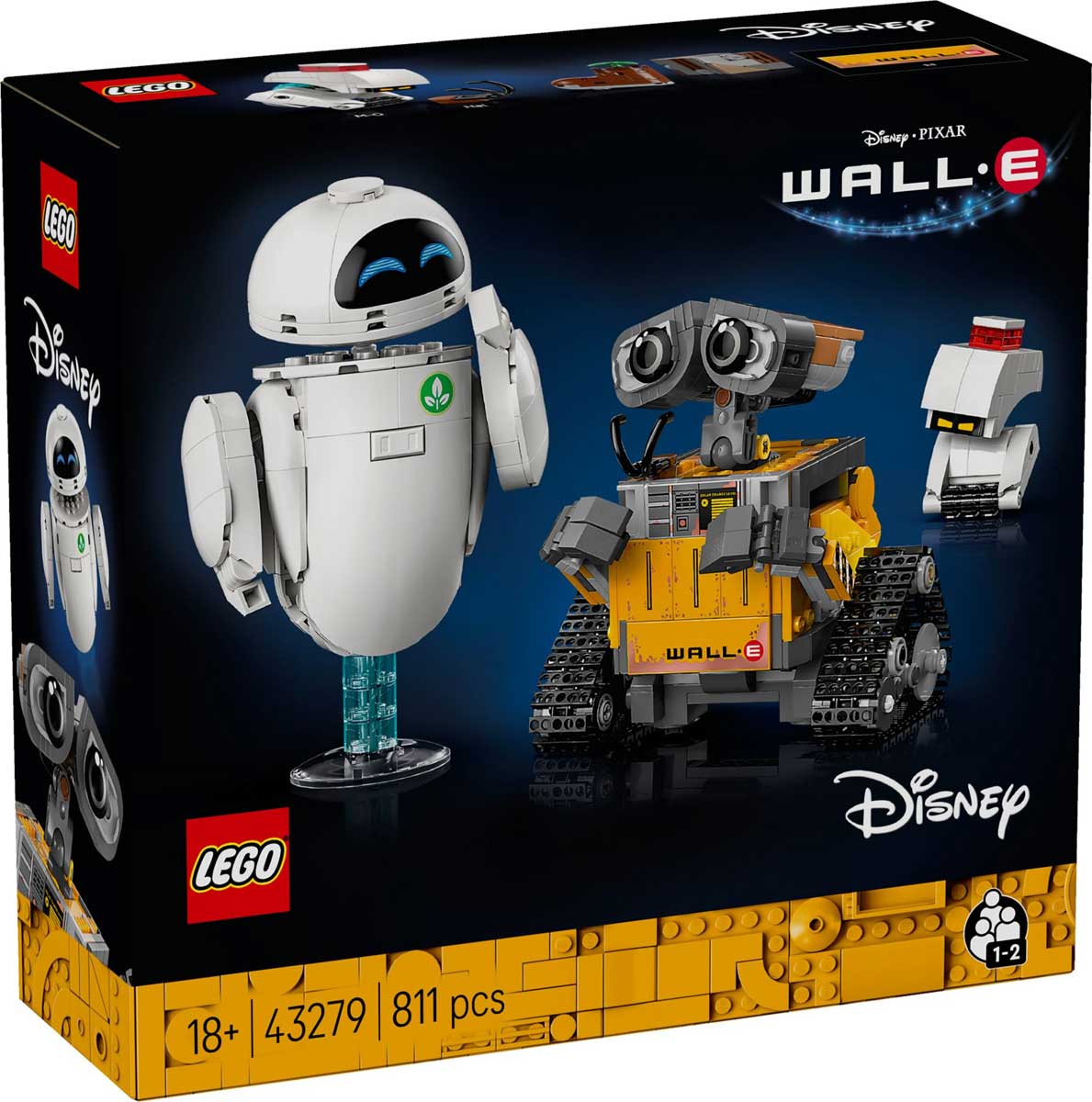 LEGO 43279 - LEGO DISNEY - WALL E and EVE