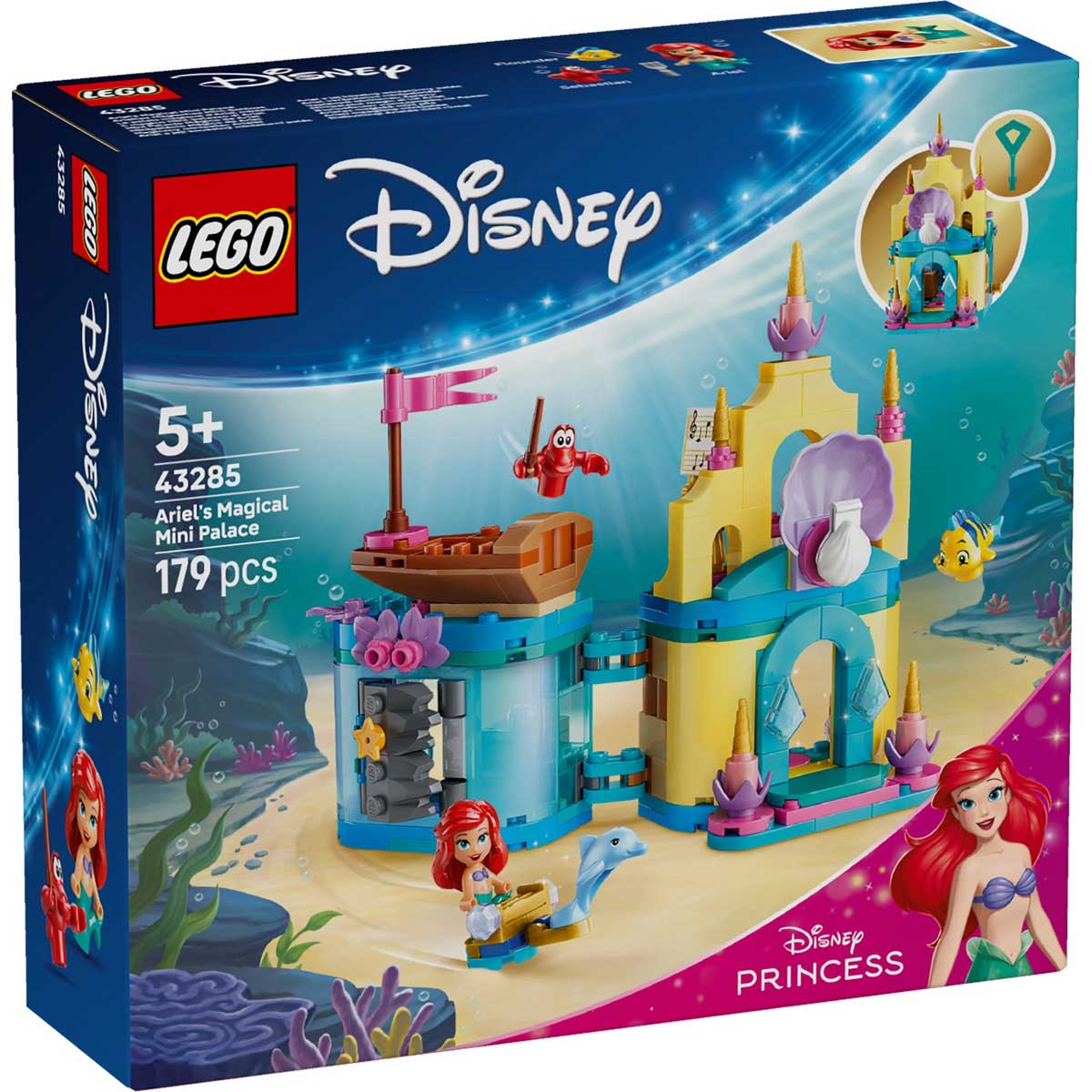 LEGO 43285 - LEGO DISNEY - Ariel's Magical Mini Palace
