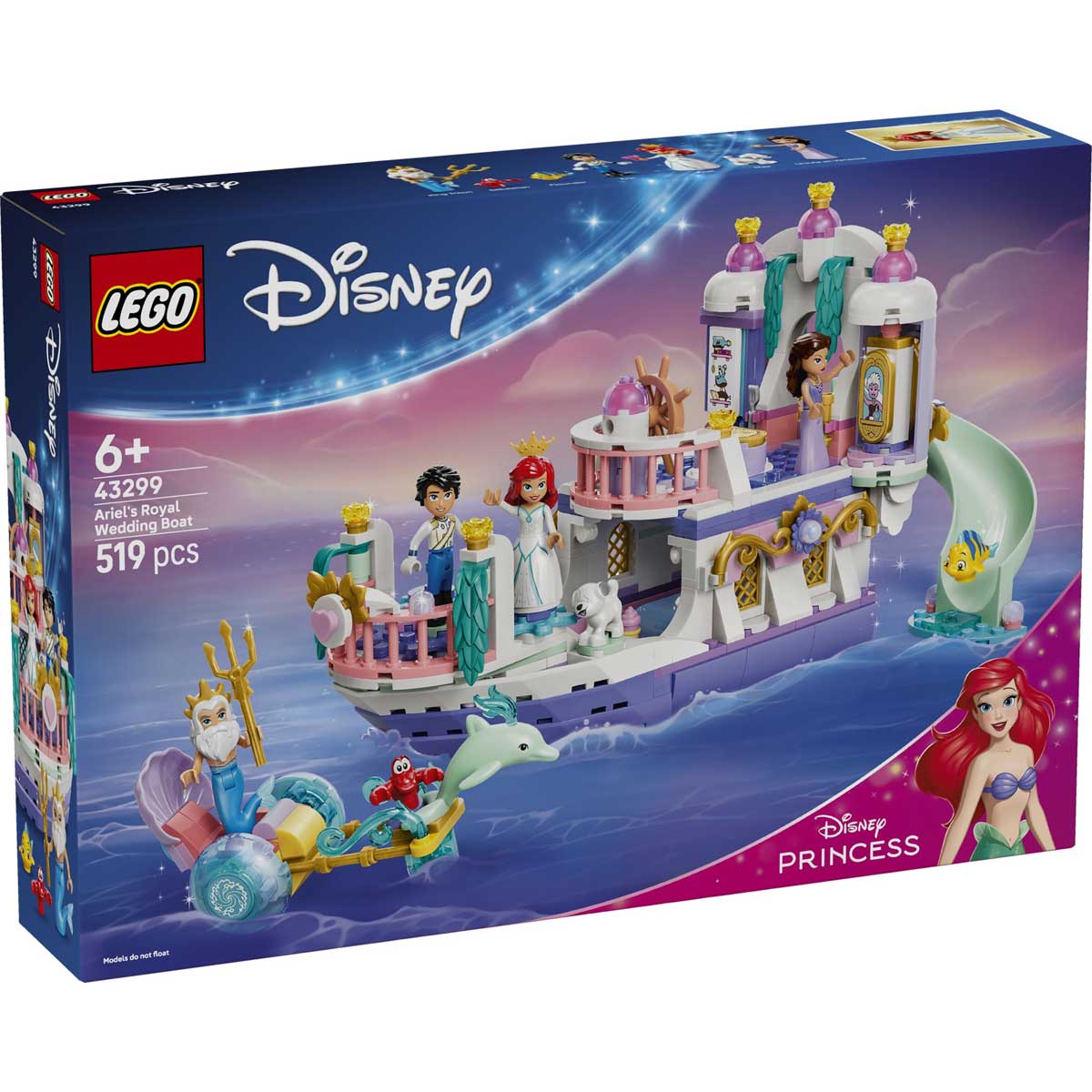 LEGO 43299 - LEGO DISNEY - Ariel's Royal Wedding Boat