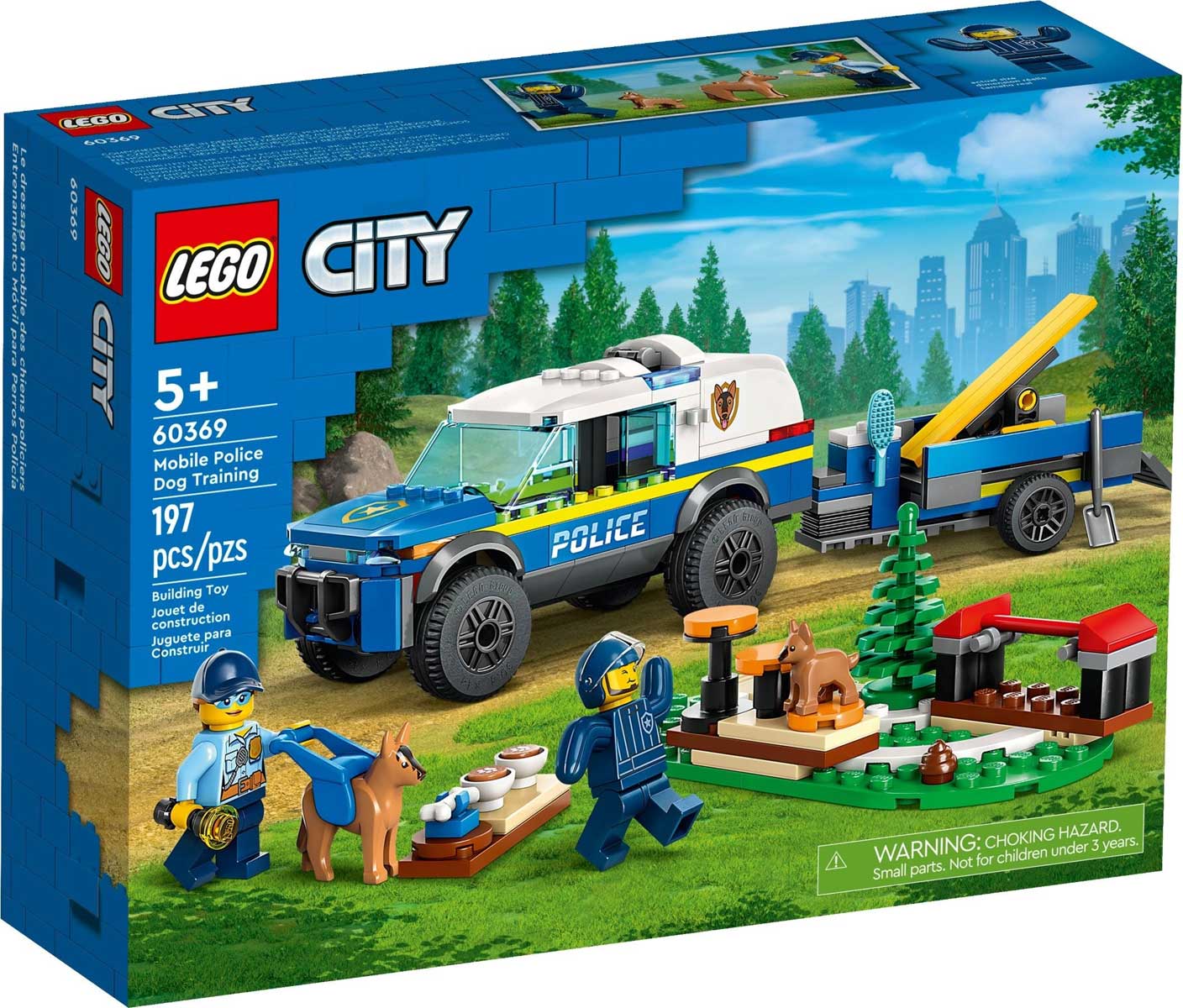 LEGO 60369 - LEGO CITY - Mobile Police Dog Training