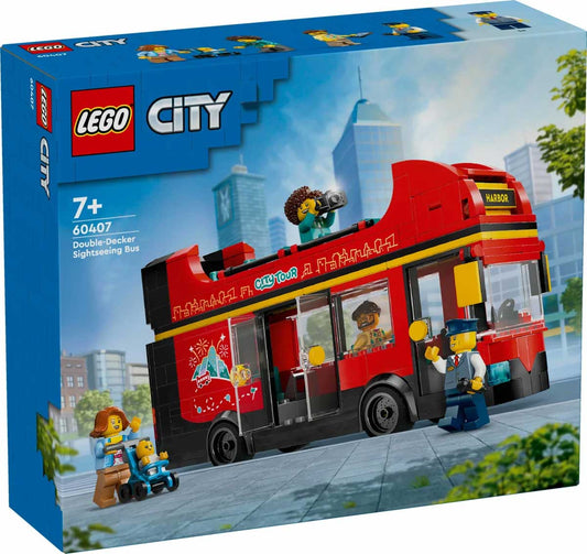LEGO 60407 - LEGO CITY - Red Double Decker Sightseeing Bus