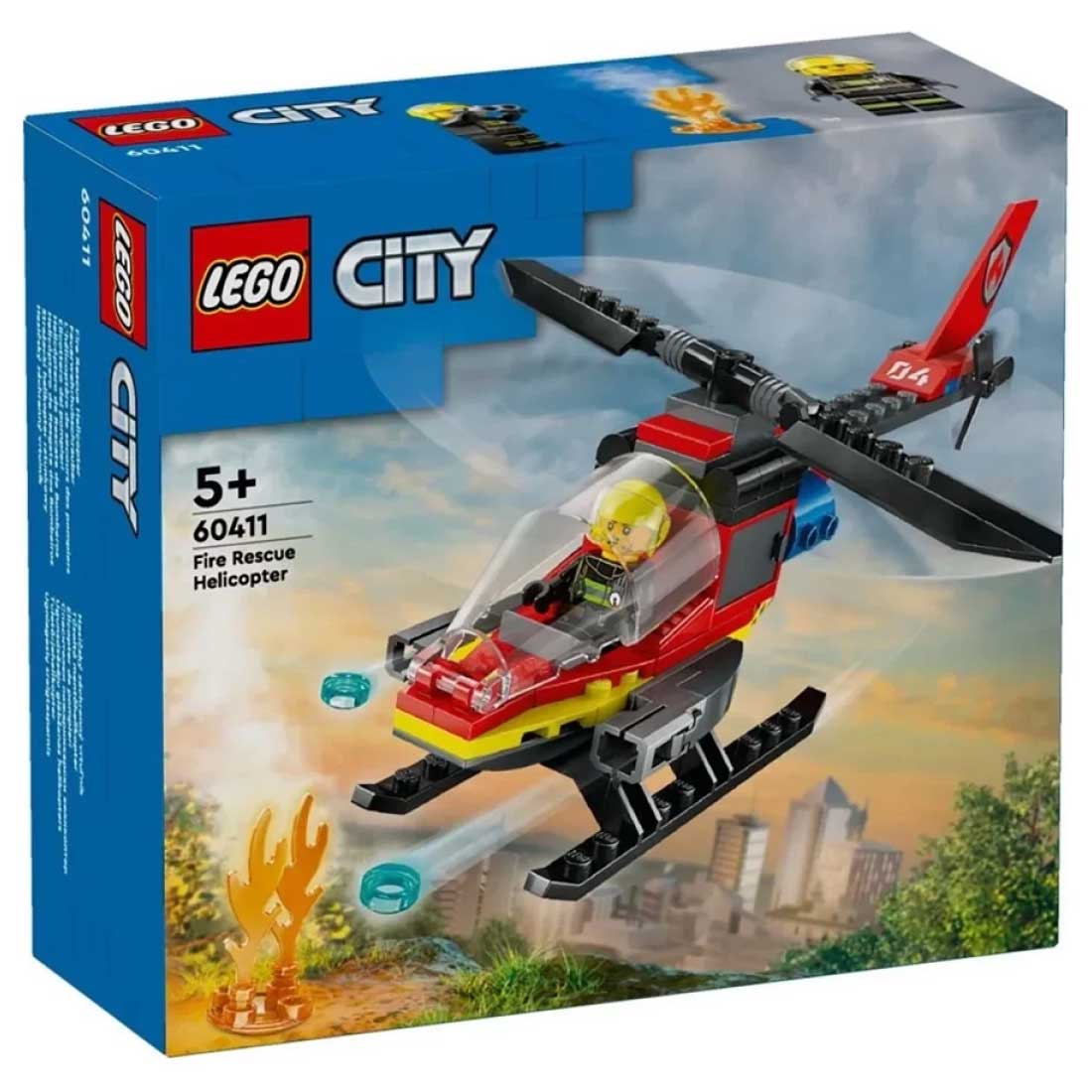 LEGO 60411 - LEGO CITY - Fire Rescue Helicopter