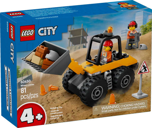 LEGO 60450 - LEGO CITY - Yellow Construction Wheel Loader