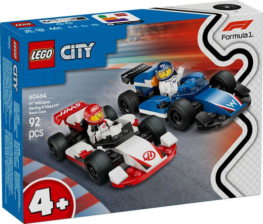 LEGO 60464 - LEGO CITY - F1® Williams Racing & Haas F1® Race Cars