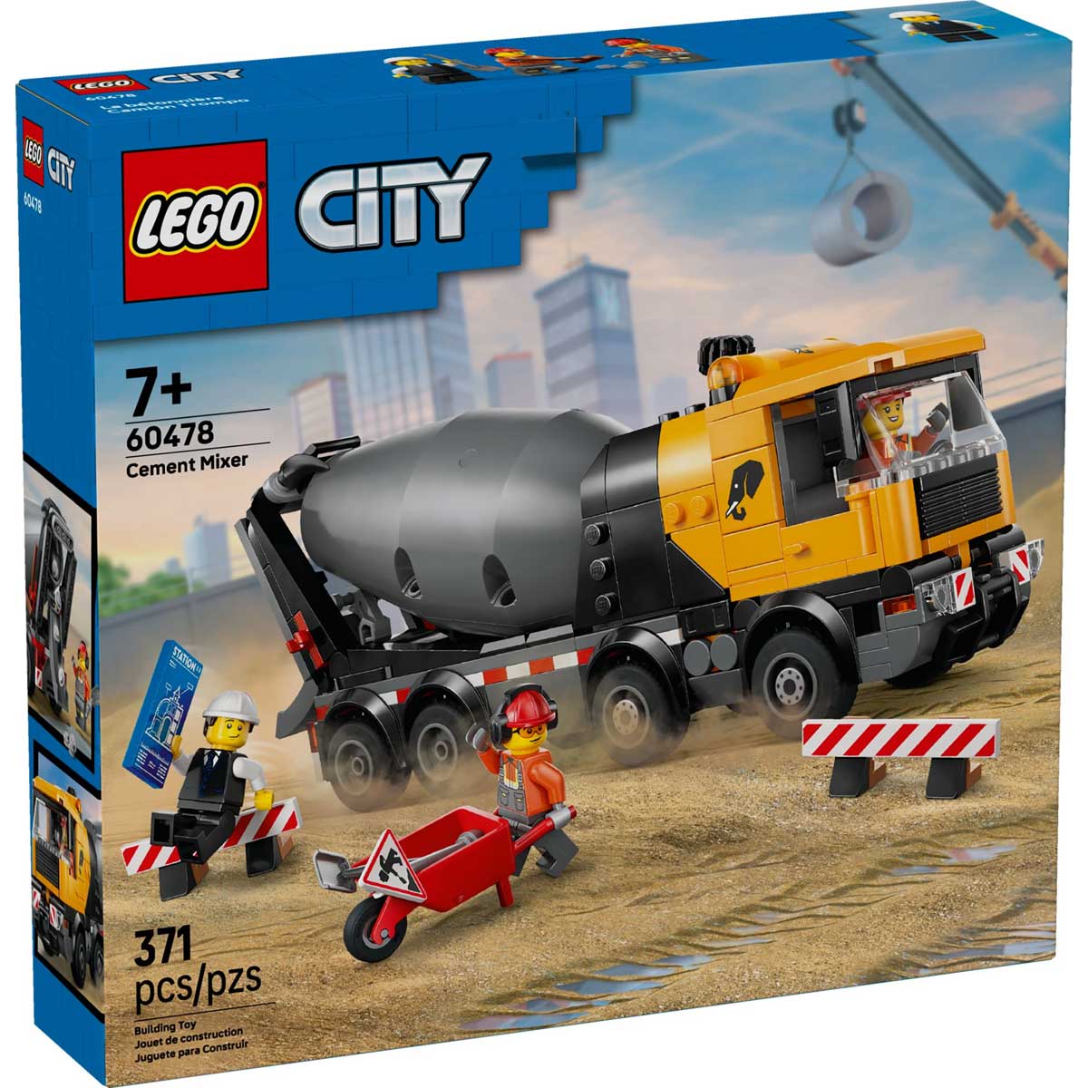 LEGO 60478 - LEGO CITY - Cement Mixer