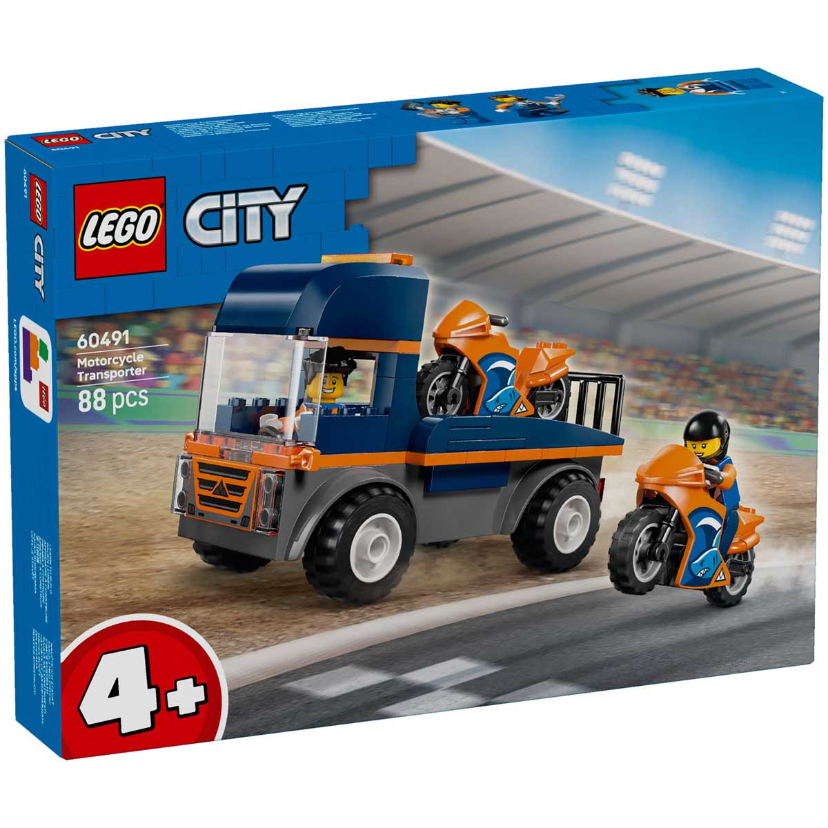 LEGO 60491 - LEGO CITY - Motorcycle Transporter