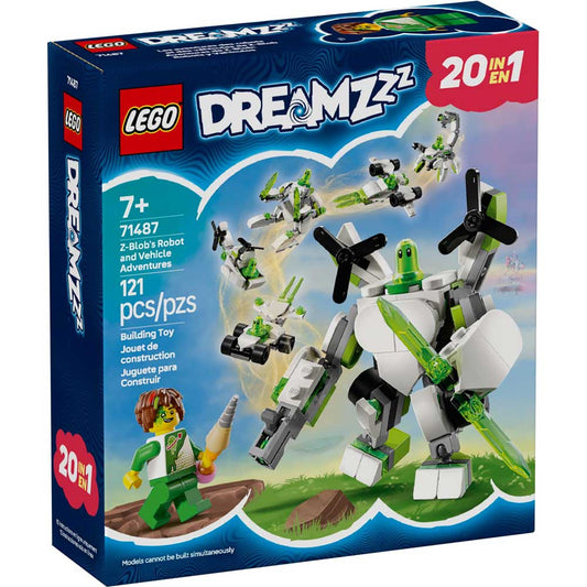LEGO 71487 - LEGO DREAMZZZ - Z Blob's Robot and Vehicle Adventures