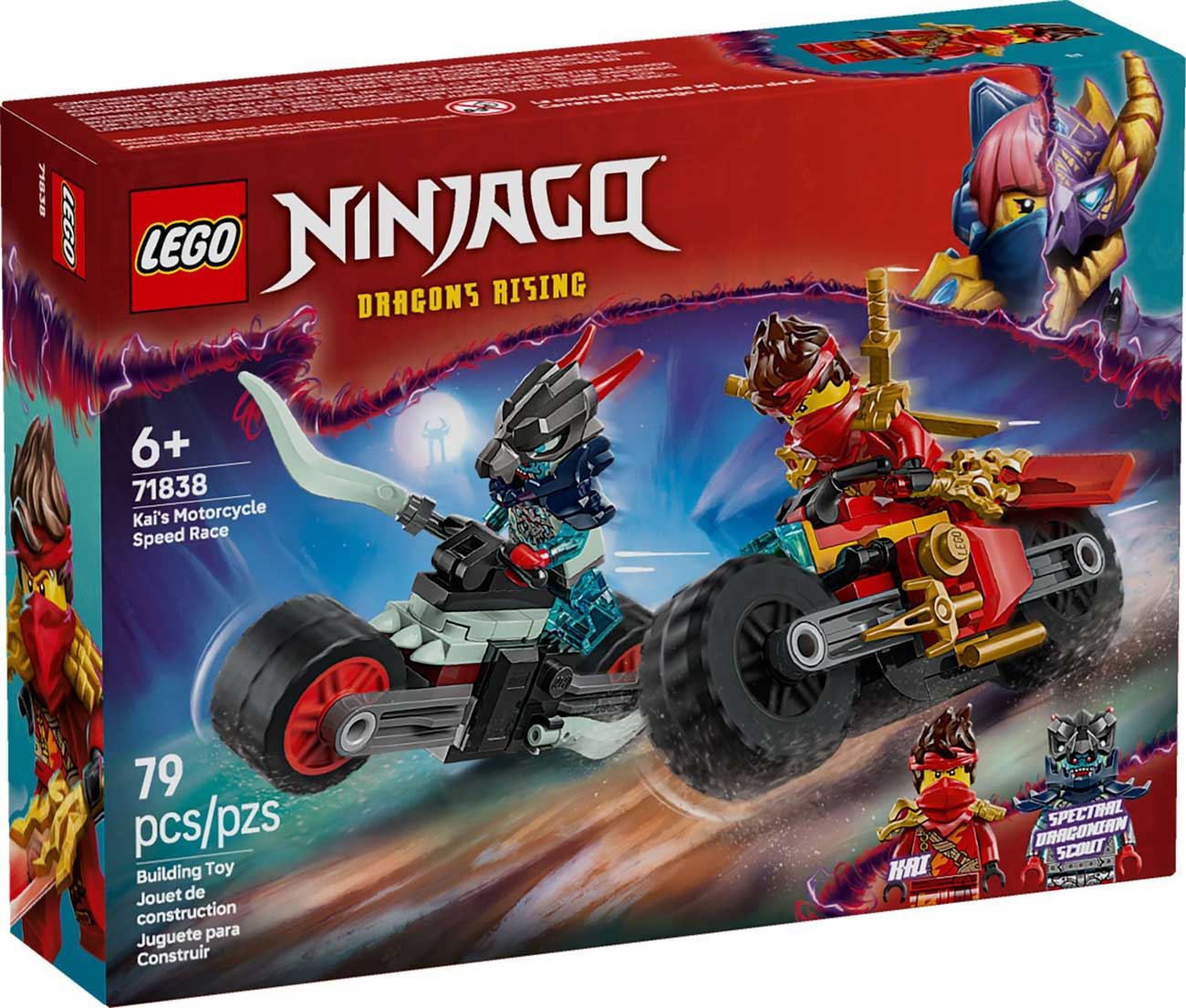LEGO 71838 - LEGO NINJAGO - Kai's Motorcycle Speed Race