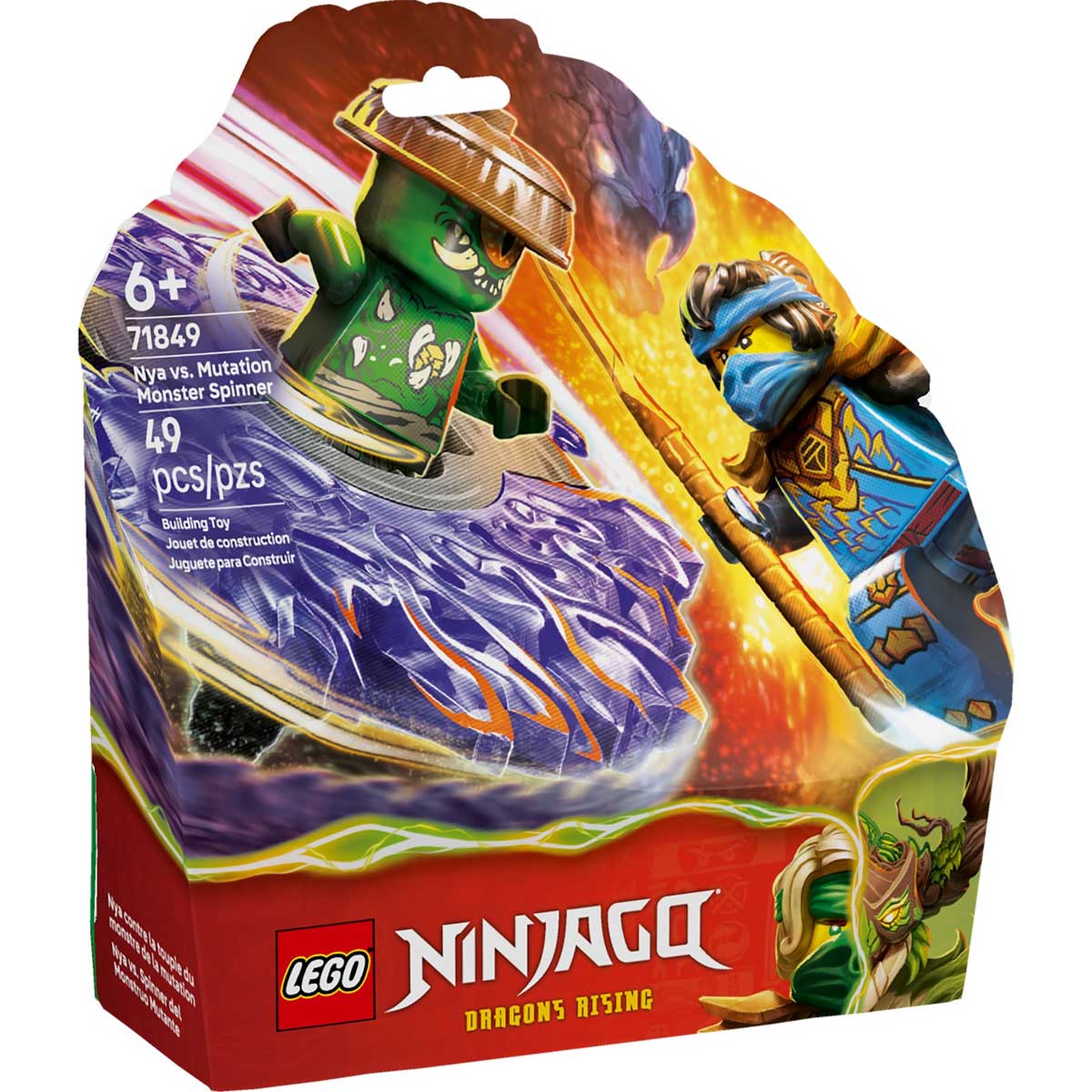 LEGO 71849 - LEGO NINJAGO - Nya vs. Mutation Monster Spinner