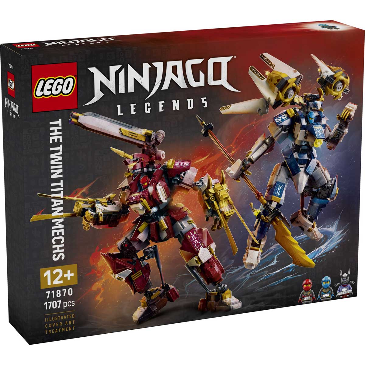 LEGO 71870 - LEGO NINJAGO - The Twin Titan Mechs