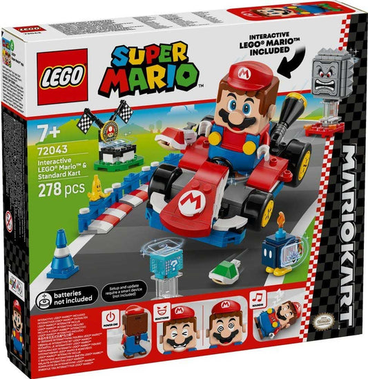 LEGO 72043 - LEGO SUPER MARIO - Mario Kart™ Interactive LEGO® Mario™ & Standard Kart