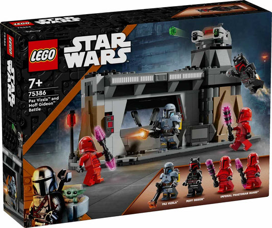 LEGO 75386 - LEGO STAR WARS - Paz Vizsla™ and Moff Gideon™ Battle