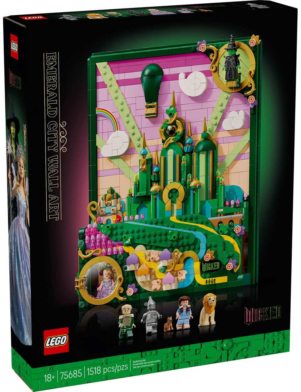 LEGO 75685 - LEGO WICKED - Emerald City Wall Art