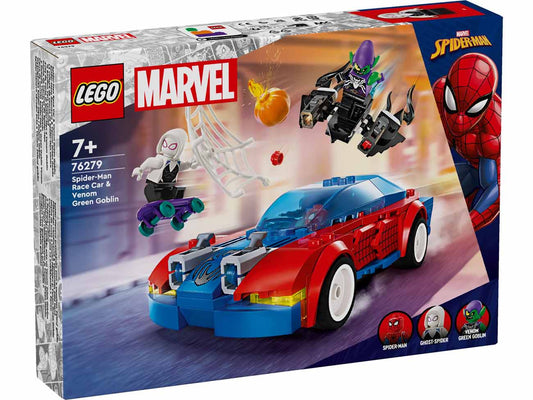 LEGO 76279 - LEGO MARVEL SUPER HEROES - Spider Man Race Car & Venom Green Goblin