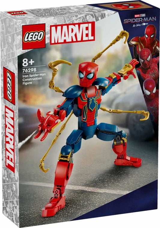 LEGO 76298 - LEGO MARVEL SUPER HEROES - Iron Spider Man Construction Figure