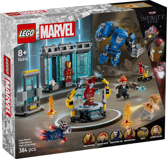 LEGO 76315 - LEGO MARVEL SUPER HEROES - Iron Man's Laboratory: Hall of Armor