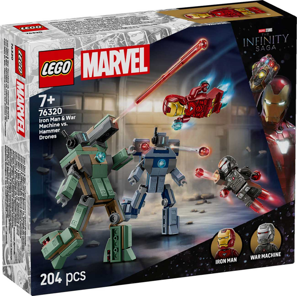 LEGO 76320 - LEGO MARVEL SUPER HEROES - Iron Man & War Machine vs. Hammer Drones
