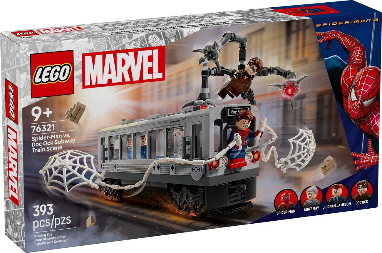 LEGO 76321 - LEGO MARVEL SUPER HEROES - Spider Man vs. Doc Ock Subway Train Scene