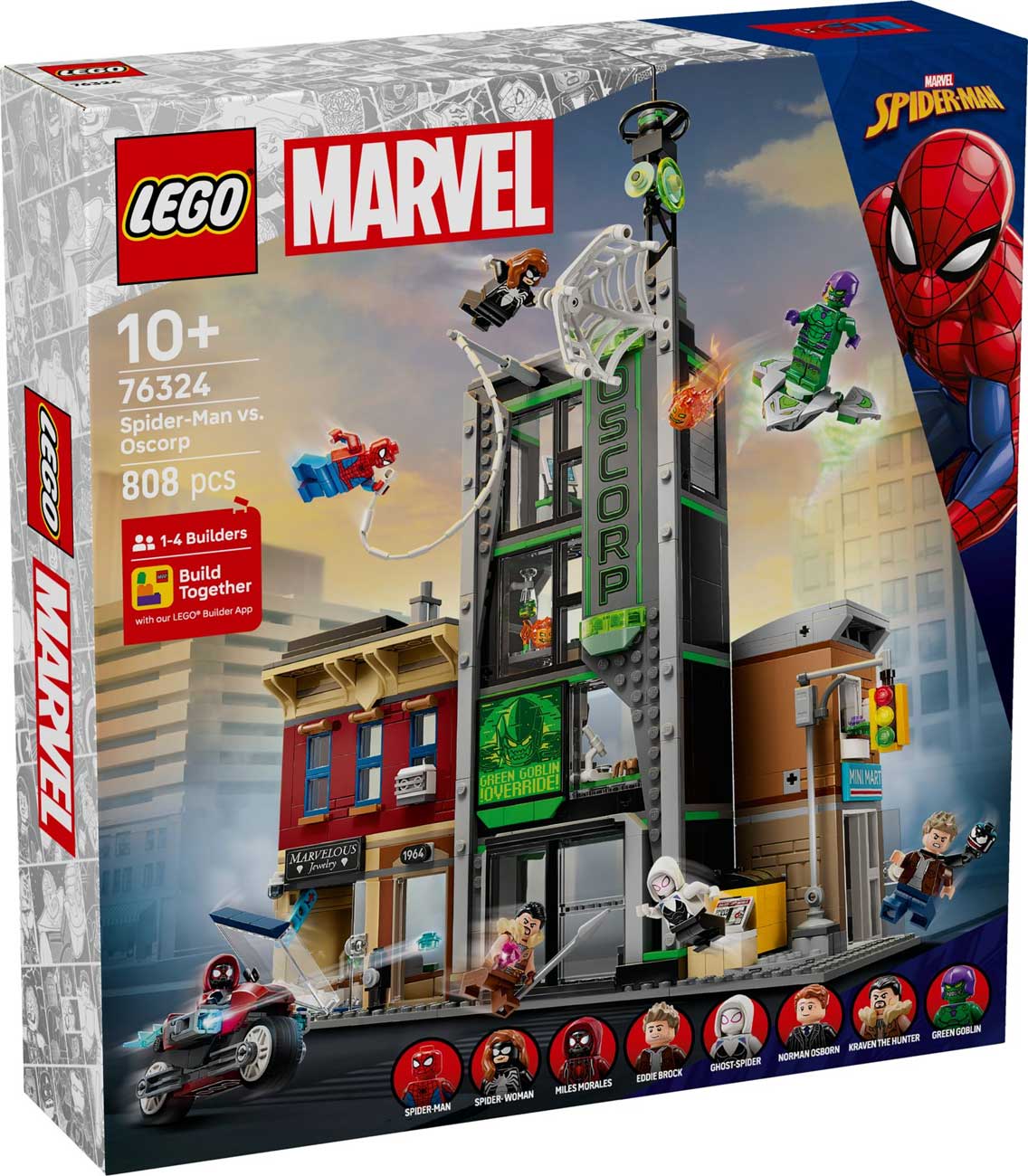 LEGO 76324 - LEGO MARVEL SUPER HEROES - Spider Man vs. Oscorp