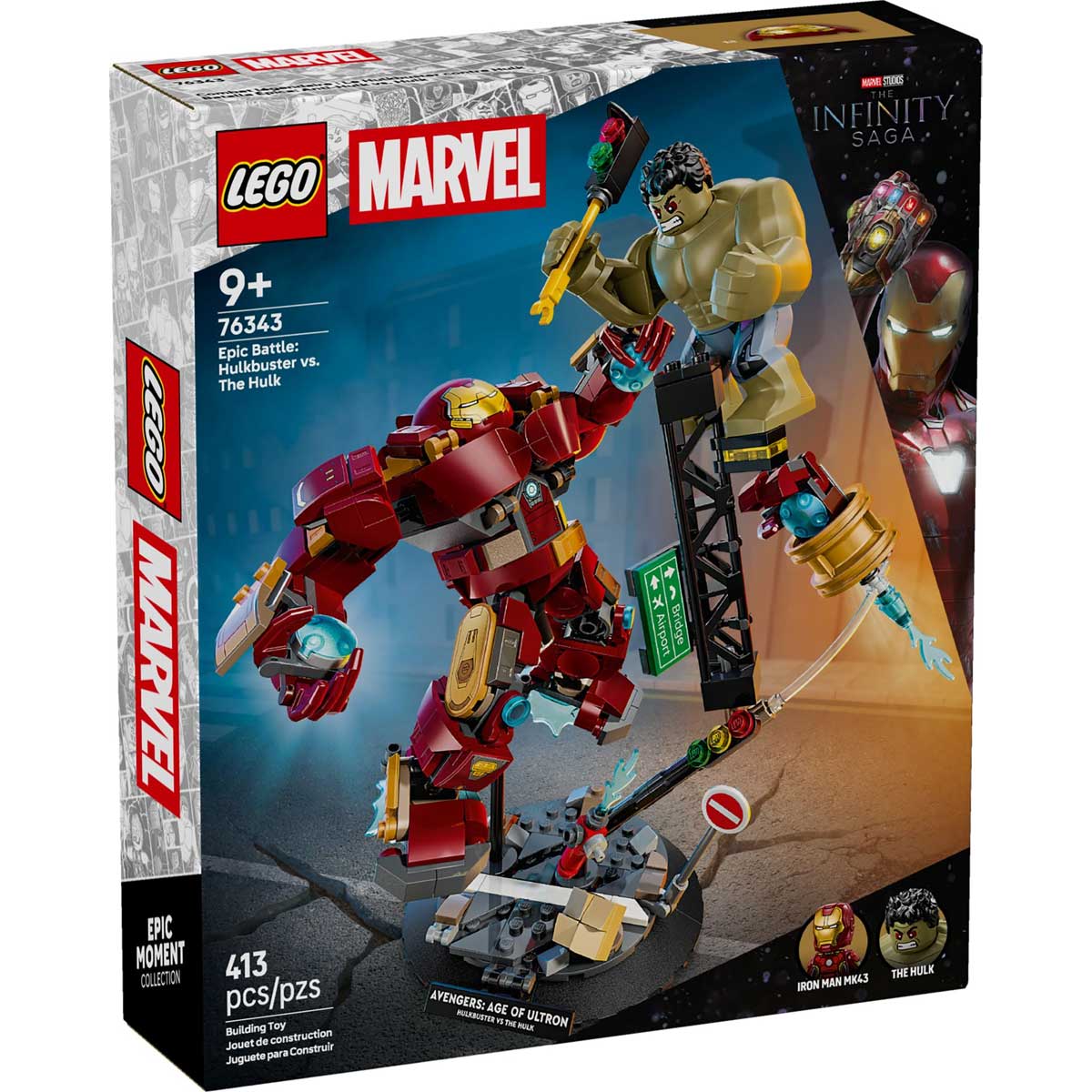 LEGO 76343 - LEGO MARVEL SUPER HEROES - Epic Battle: Hulkbuster vs. The Hulk