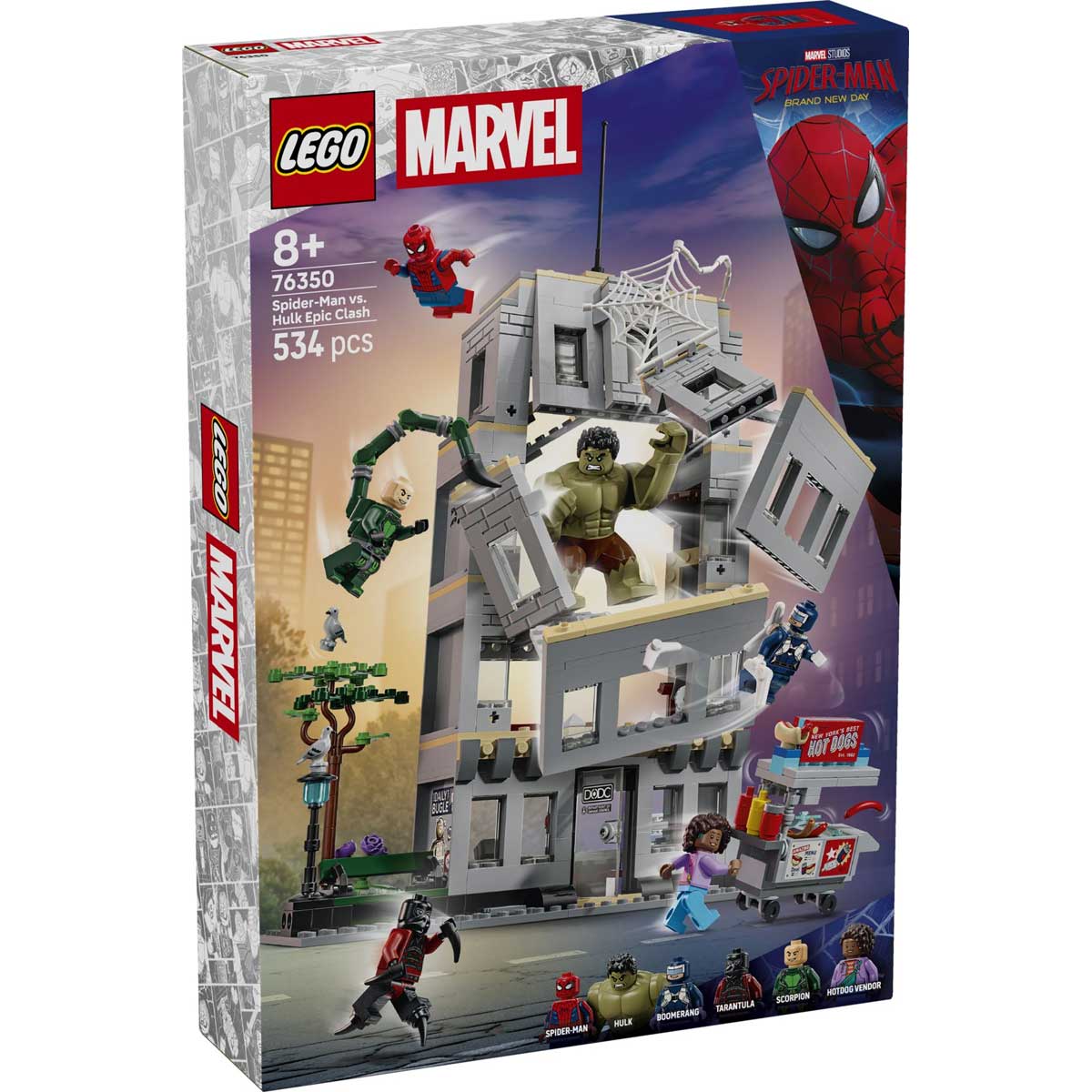 LEGO 76350 - LEGO MARVEL SUPER HEROES - Spider-Man vs. Hulk Epic Clash